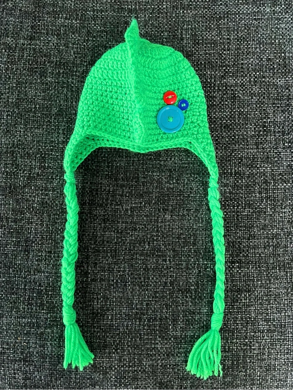 Handmade Baby’s Crochet Dinosaur Hat